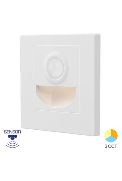 Svjetiljka LED zidna BRY-STEP-BS-SNS 1,5W 3U1 BIJELA BH07-00380