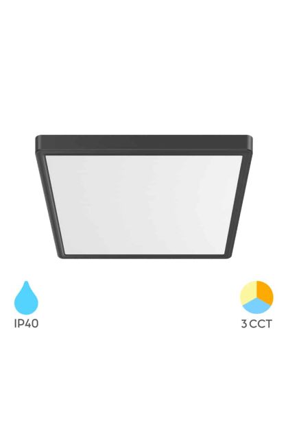 Plafonjera LED 26W 3u1 CRNA KVADRATNA BRY-JADE-SLR BP07-10381