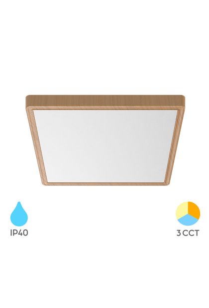 Plafonjera LED 26W 3u1 DRVENA KVADRATNA BRY-JADE-SLR BP07-10387