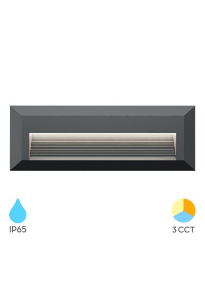 Svjetiljka zidna BRY-VEKTA-B-RCT-BIJEL-3W- 3U1-IP65 BG38-01980