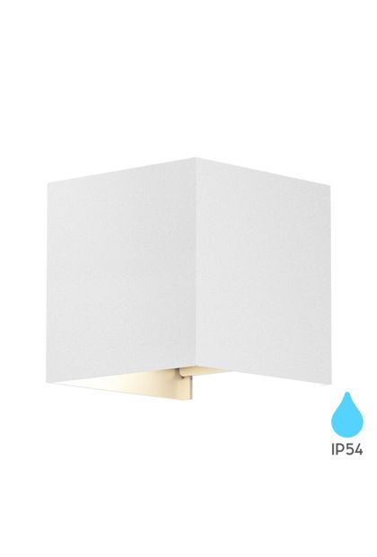 Svjetiljka baštenska zidna-BRY-VEKTA-BWL. 2-BIJELA-1XG9-IP54-BG38-03400