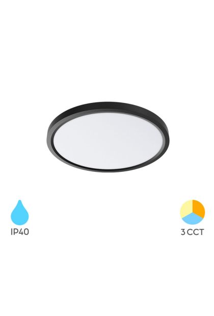 Plafonjera LED 20W 3u1 CRNA OKRUGLA BRYJADE- SLR BP07-00281