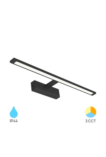 Svjetiljka ZA OGLEDALO BRY-ARIA-600-12W- 3U1-CRNA-IP44 BN12-00781