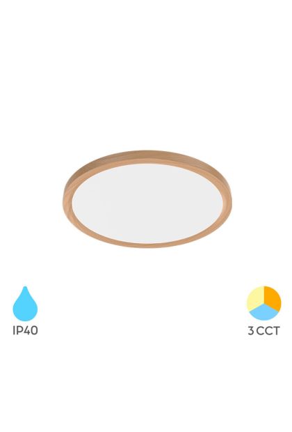 Plafonjera stropna 20W 3u1 DRVO KVADRATNA BRY-JADE-SLR BP07-10287