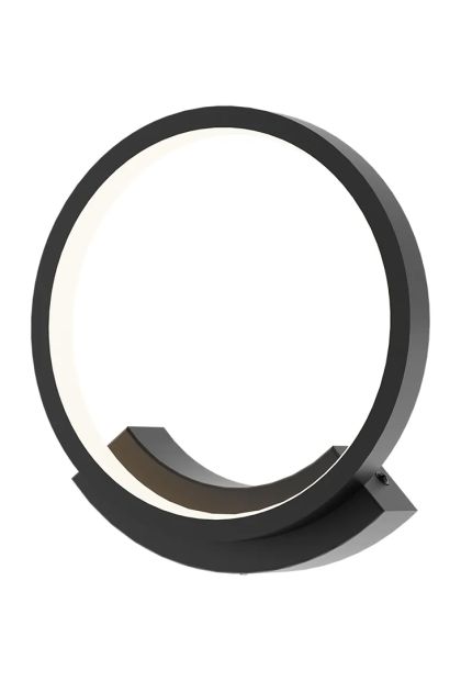 Svjetiljka zidna BRY-NELA-WL1-12WOKRUGLA- CRNA-3000K BH07-03701