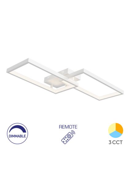Plafonjera LED sa daljinskim BRY-NELA-SS1- RND BIJELA 40W IP20 BH17-04490