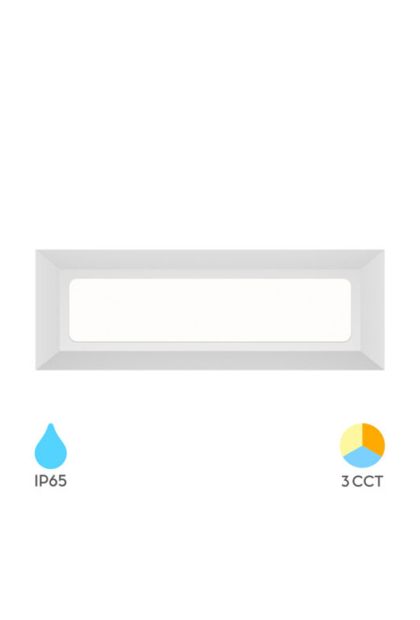 Svjetiljka zidna bijela 5W 3u1 IP65 BRYVEKTA- B-RCT BG38-01880