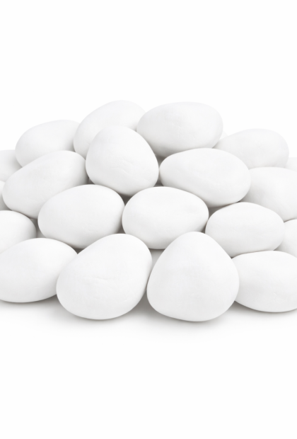 Kamen dekorativni bijeli - oblutak 3-6 cm 20 kg