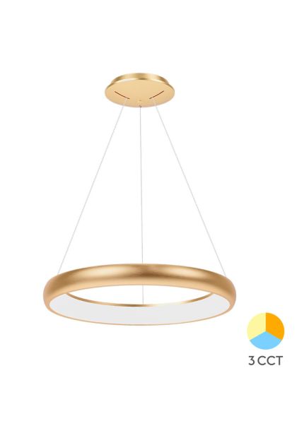 Visilica LED BRY-BELLA-MLP-PD OKRUGLA ZLATNA 46W 3U1 IP20 BH17-03486