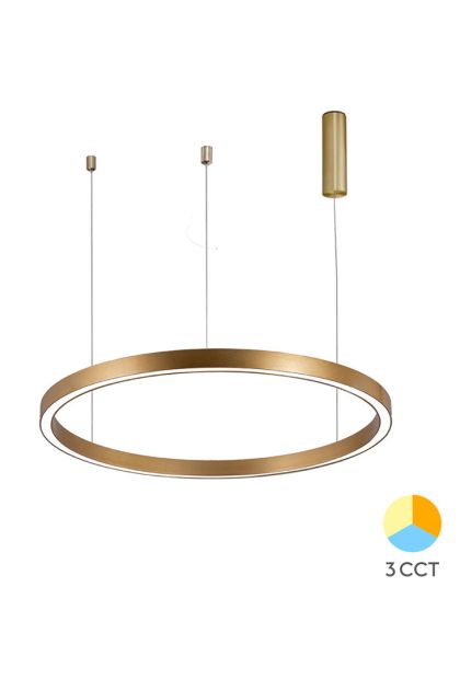 Visilica LED BRY-LINA-PD-2540-OKRUGLAZLATNA- 35W-3U1 BH16-09186