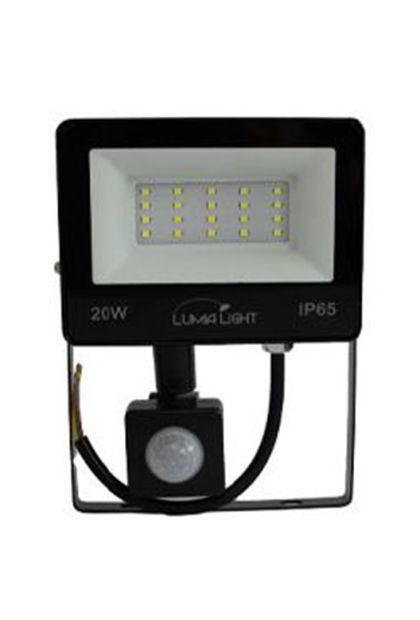 Reflektor LED sa senzorom crni LUMIA 20W