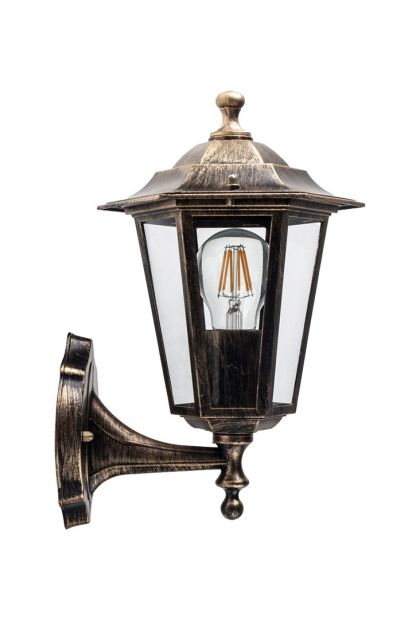 Lampa vrtna zidna WOLTON ML-1001 STARO ZLATO Mass-light