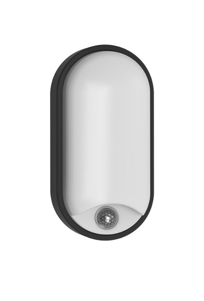 Lampa zidna LED sa senzorom HENDRY ML19D-210T CRNA