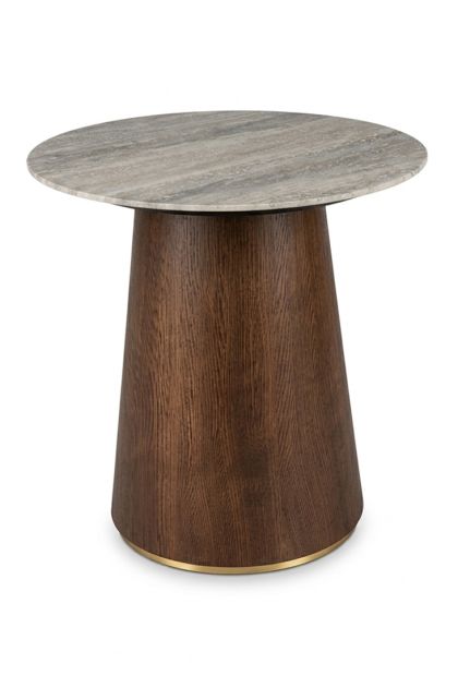 Sto klub pomoćni KERAMIKA+MDF+INOX fi500 mm visina 520 mm C2503