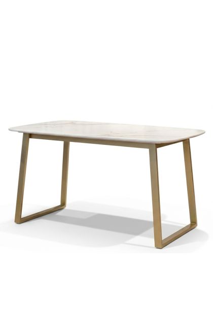 Sto trpezarijski KERAMIKA+METAL 1395x795x760 mm A2617