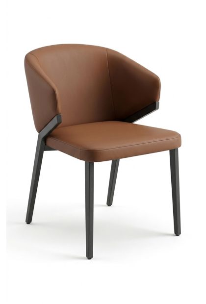 Stolica trpezarijska PVC+METAL 540x605x770 B2682