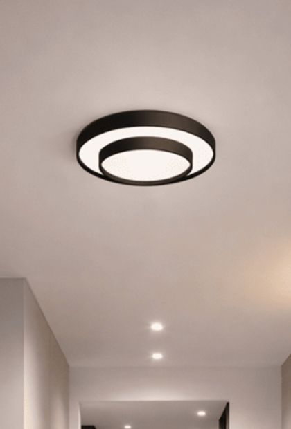 Plafonjera LED FRANKA EL-1019 24W 3000K-4000K-6500K CRNA E-LIGHT