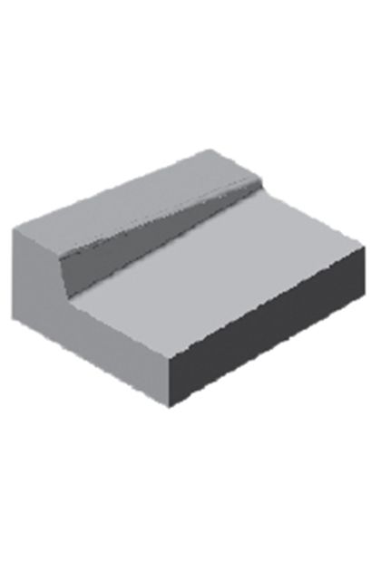 Betonski ivičnjak PRELAZNI RIGOLNI 400X130X500 ALMY BETON