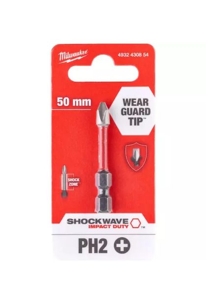 Bit PH2x50 IMPACT U BLISTERU Milwaukee (4932430854)