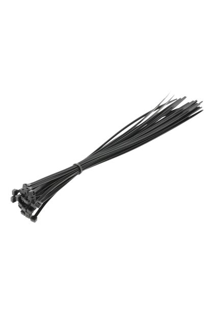 Vezica plastična CRNA 4,8x370 mm 25 kom HT2C713