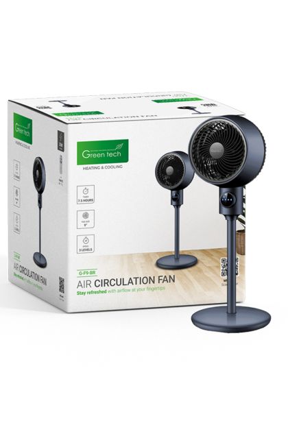 Ventilator s postoljem 35W, 9", timer G-F9-BR Green Tech