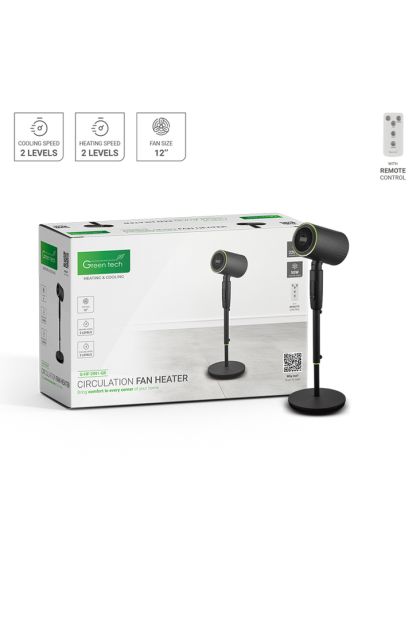 Ventilator i grijalica Green Tech 50W (hlađenje) / 2200W (grijanje) G-HF-2IN1-GR Green Tech