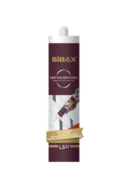 Silikon neutralni fasadni i građevinski - antracit 300ml LS32 SIBAX