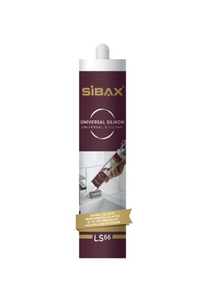Silikon univerzani - crni 280g LS66 SIBAX