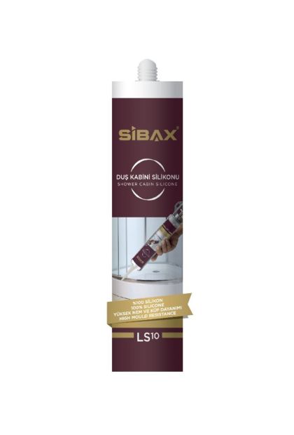 Silikon za tuš kabine - bijeli 280ml LS10 SIBAX