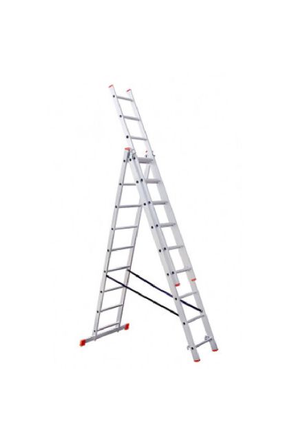 Ljestve Kombinirane 3 sekcije 2,3 m B-LINE 3X8 gazišta