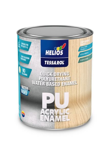Tessarol Akril Pu Emajl Bijeli Satin 0,75lit