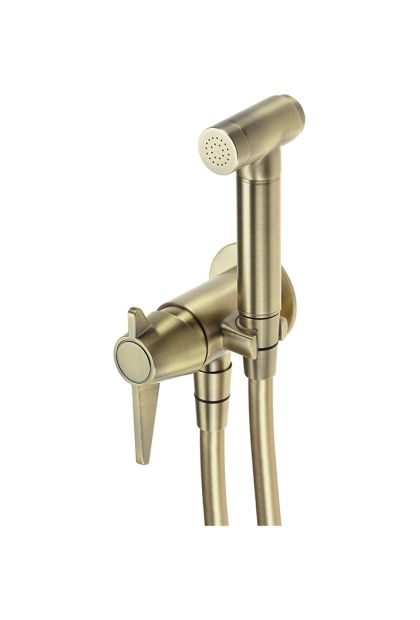 Baterija higijenska ugradna TEMISTO BRUSHED GOLD BQT_M34M Deante