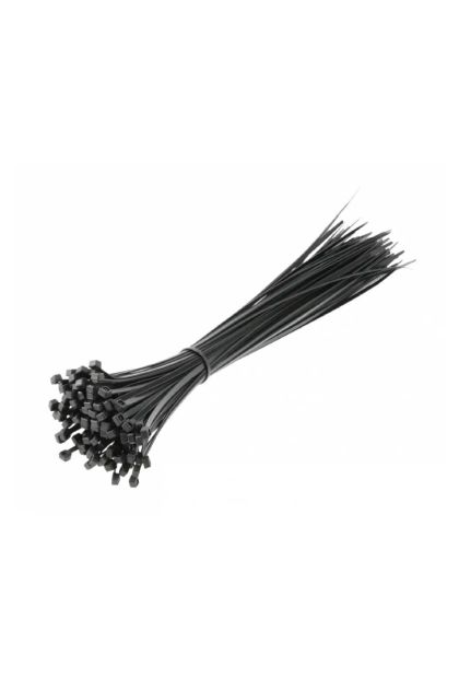 Vezica Plastična Crna 4,8x370mm 100kom HT2C714