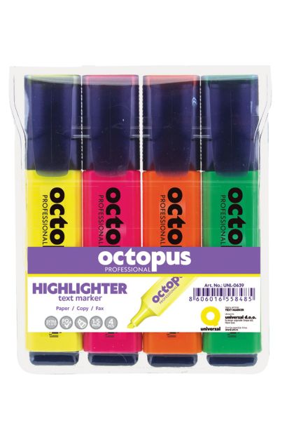 Marker TEXT 4/1 NEON Octopus