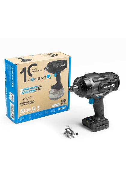 Odvijač Udarni 1350Nm Motor Bez Četkica 18V HT2E277-S2 Hogert