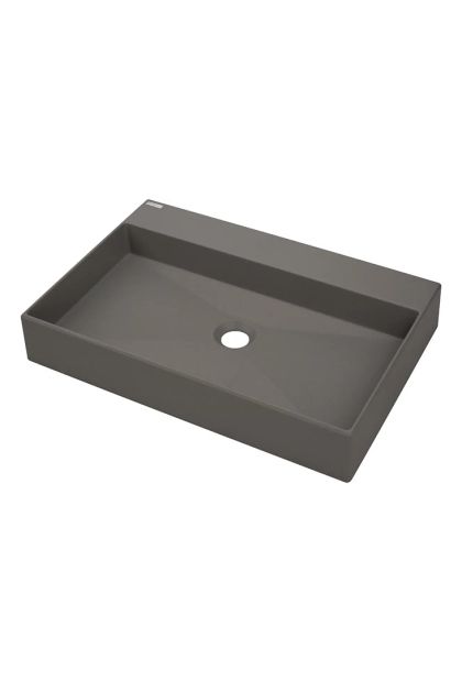 Umivaonik nadgradni CORREO antracit 600x400 CQR TU6S