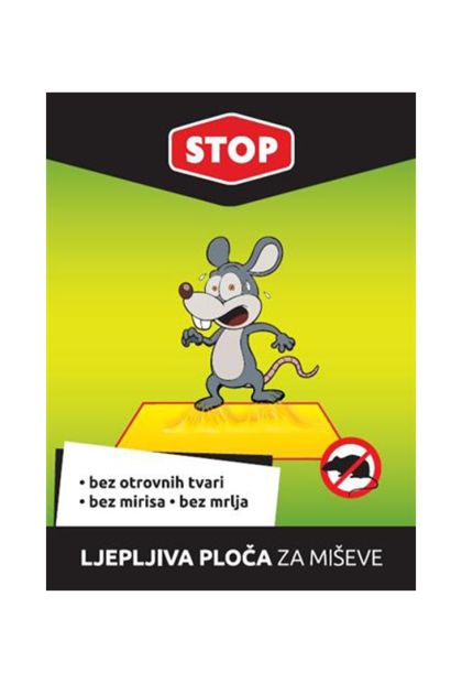 Ljepljiva Ploča Za Miševe Stop