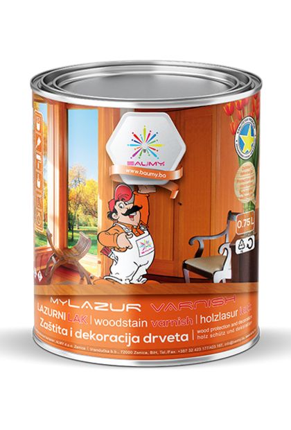 MYLAZUR VARNISH TIK, lazurni lak 0,75 L BAUMY