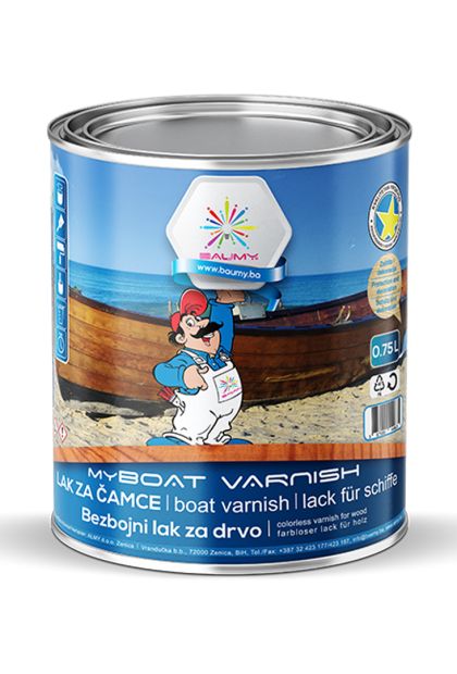 MYBOAT VARNISH, lak za čamce 0,75 L BAUMY