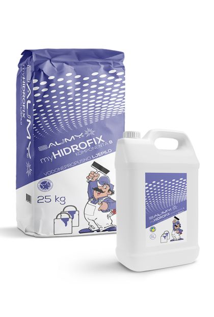 MYHIDROFIX, dvokomponentno vodonepropusno ljepilo (tečna i praškasta komponenta) 25kg + 5kg BAUMY