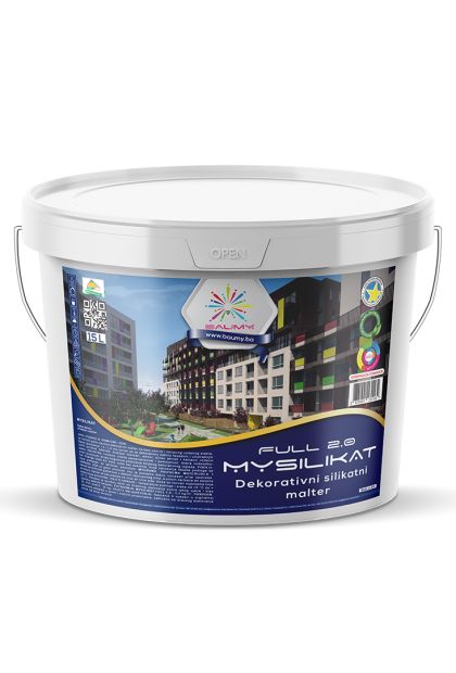 MYSILIKAT FULL 2,0 dekorativni silikatni malter 15 L