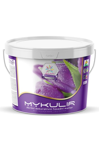 MYKULIR, akrilni dekorativni fasadni malter 15 L BAUMY
