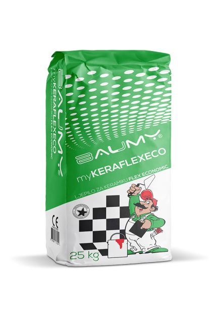 MYKERAFLEX ECO, ljepilo za keramiku FLEX ECONOMIC 25 kg BAUMY