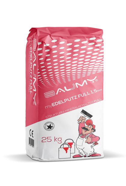 MYEDELPUTZ FULL 1.5 mm, strukturni mineralni malter 25 kg BAUMY