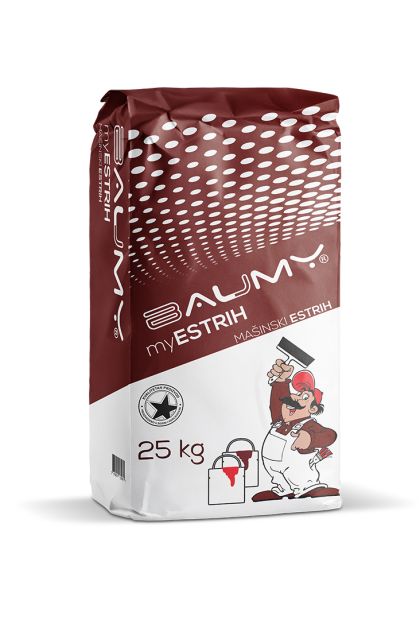 MYESTRIH, mašinski estrih 25 kg BAUMY