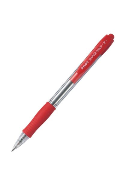 Hemijska Olovka Pilot Super Grip F Crvena