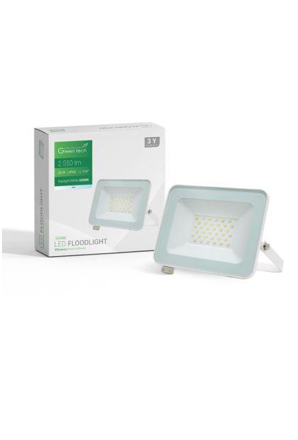 Reflektor 2550LM, 30W, 6500K, IP65 Bijeli Green Tech