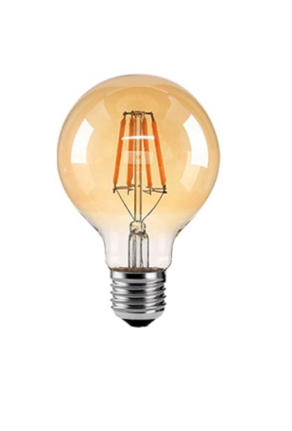 Sijalica LED Filament 6W,2700K,E27,AC220V G95, Amber LFB-3310