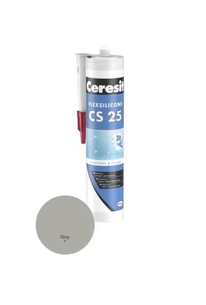 Silikon Sanitarni 280ml Sivi Ceresit