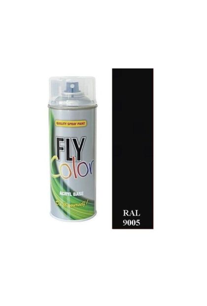 Sprej Fly Color Ral 9005 Sjaj 400ml